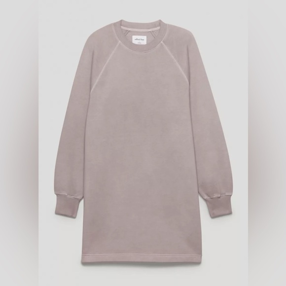 Aritzia Wilfred Free Fleece Sweater Dress - Picture 8 of 10